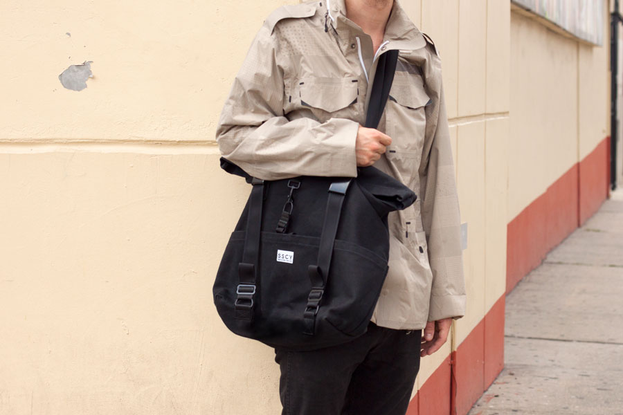 SSCY Tack convertible tote backpack messenger bag model