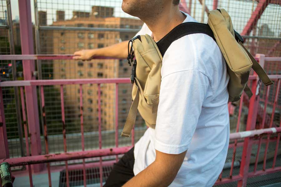 SSCY Bandolier crossbody sling messenger bag model